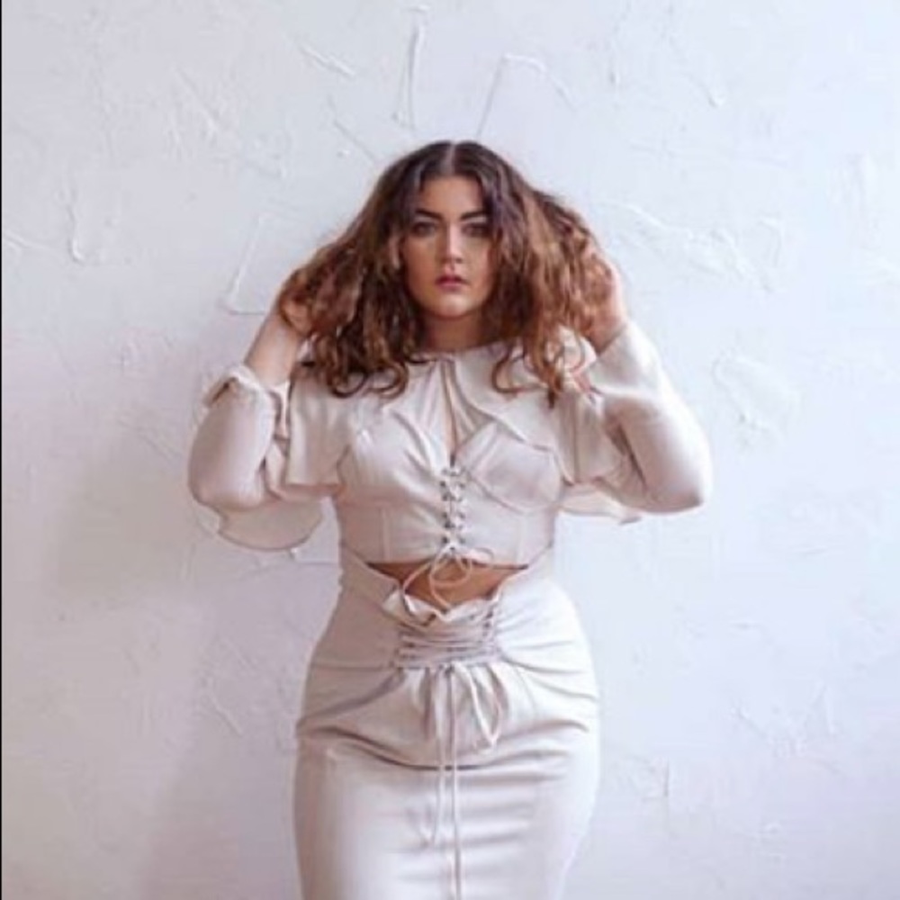 ASOS Cream Skirt and Blouse